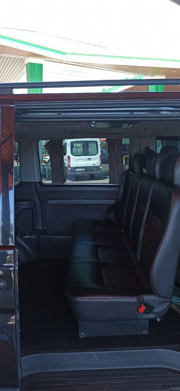 Private Minivan interior